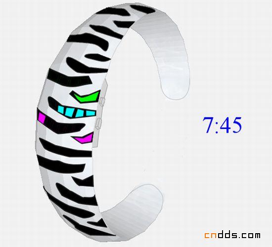 LED创意女士手表设计