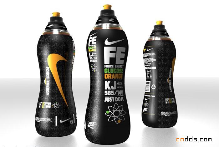 耐克能量饮料概念包装设计
