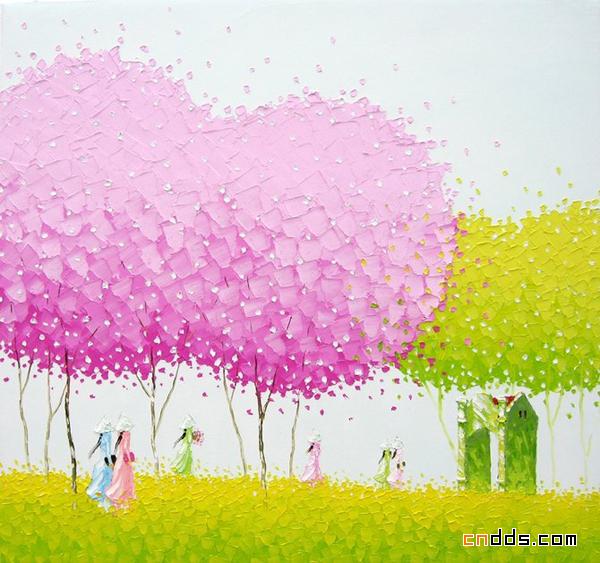 越南艺术家Phan Thu Trang清新绘画欣赏