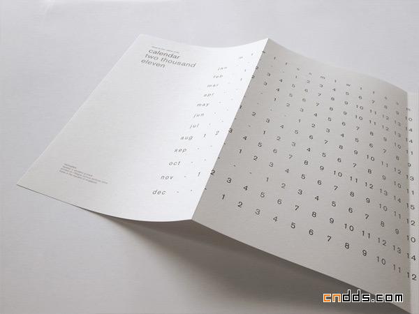 2011年创意日历设计