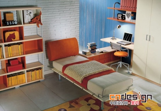 60款超酷的青少年卧室设计