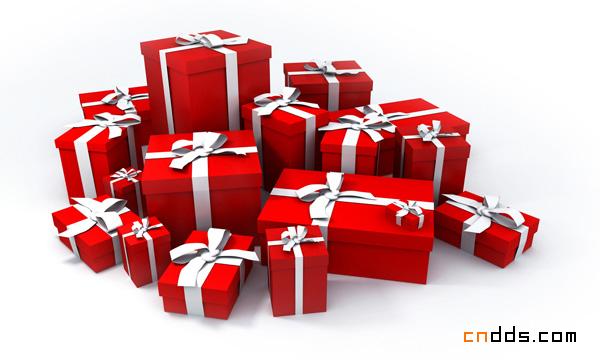 喜庆圣诞节、新年礼品包装盒搜罗