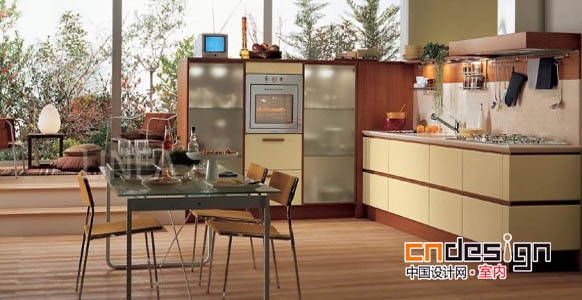 棕色系厨房设计欣赏