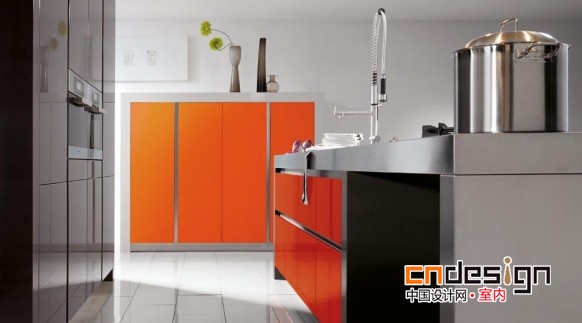 国外橙色系厨房设计欣赏