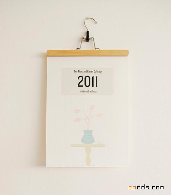 2011最新日历设计欣赏