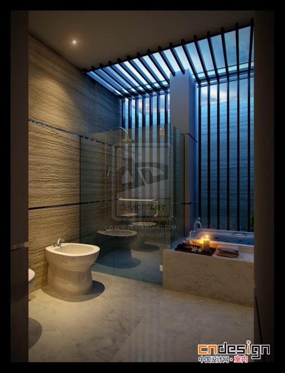 浴室设计效果图