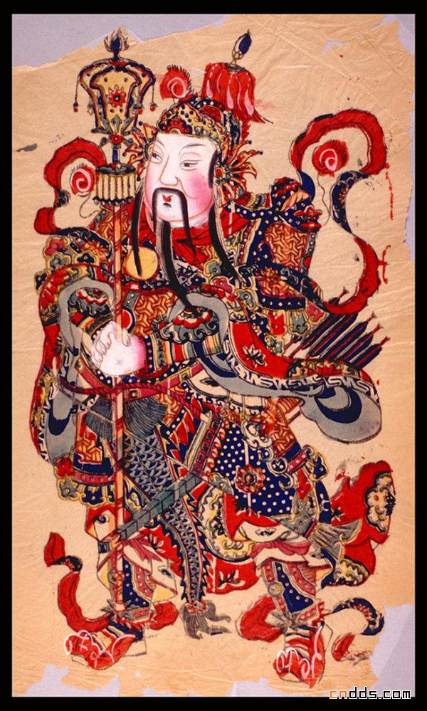 哥伦比亚大学博物馆馆藏中国木刻版画：门神