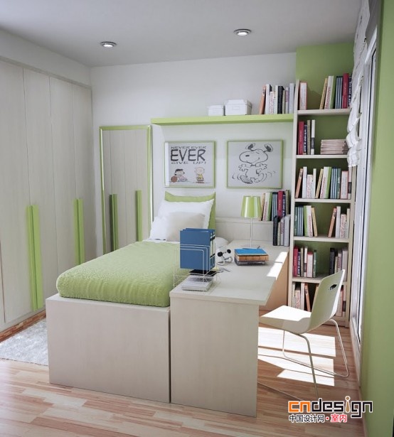 50例漂亮的青少年卧室布局设计