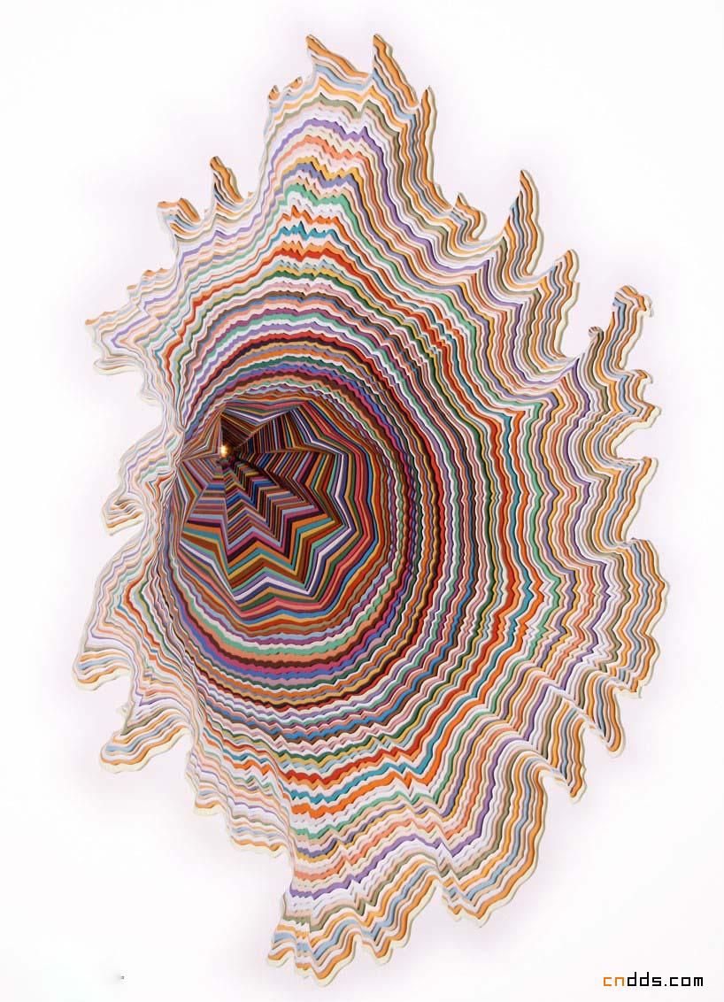 美国艺术家鲜明的立体剪纸作品欣赏