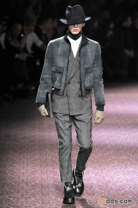 朗雯Lanvin 2011秋冬巴黎男裝秀場