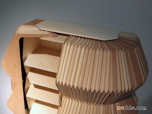 德国设计师“手风琴橱柜”设计