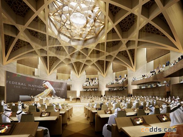 国际建筑竞赛一等奖“UAE 新国会大厦”