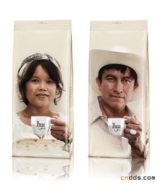 Peeze咖啡包装设计欣赏