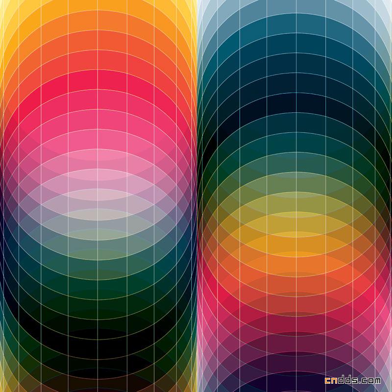 震撼的色彩几何世界：Andy Gilmore作品欣赏