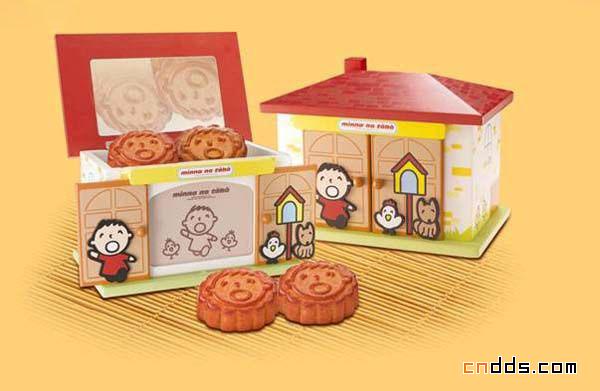 童趣儿童中秋月饼包装设计