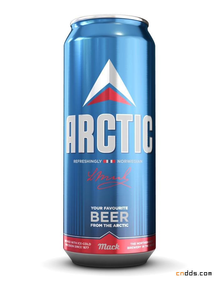 激赏尖峰时刻 Arctic啤酒铁听包装