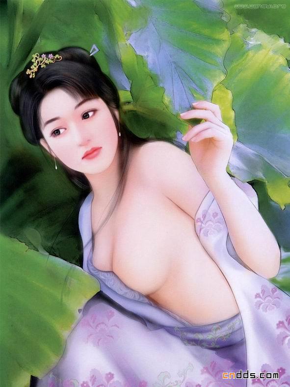 張雅涵手繪古典美女插畫作品欣賞