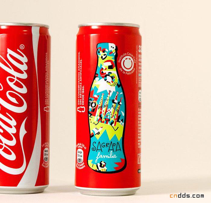 带动你的热情 可口可乐西班牙版罐听包装