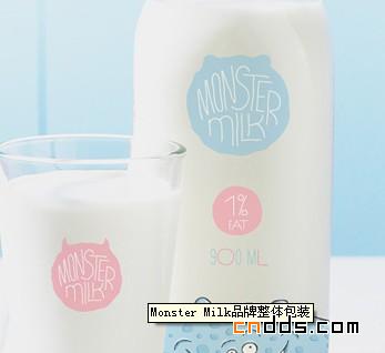 Monster Milk品牌整体包装