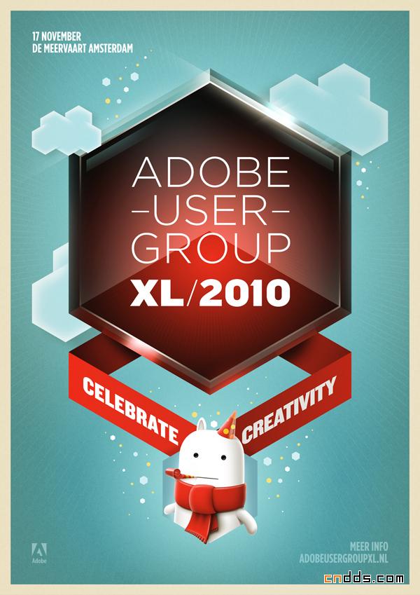 Adobe用户组XL相关刊物，海报，招贴设计