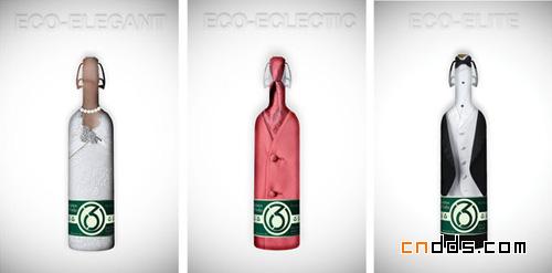 与众不同的创意酒瓶设计