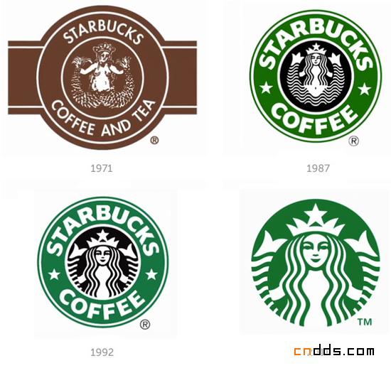全面升级后的星巴克Starbucks品牌形象设计