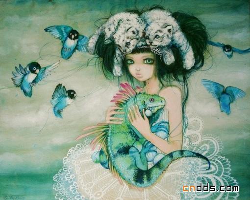 加拿大插画家Camilla d'Erric作品