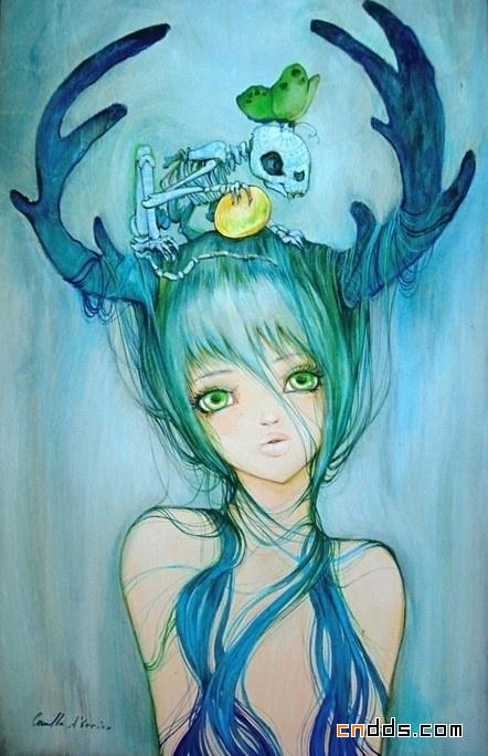 加拿大插画家Camilla d'Erric作品