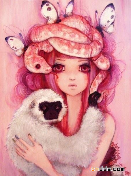 加拿大插画家Camilla d'Erric作品