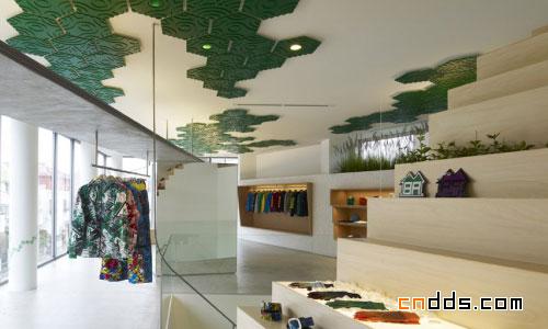 TORAFU ARCHITECTS – INHABITANT 旗舰店内部展示设计