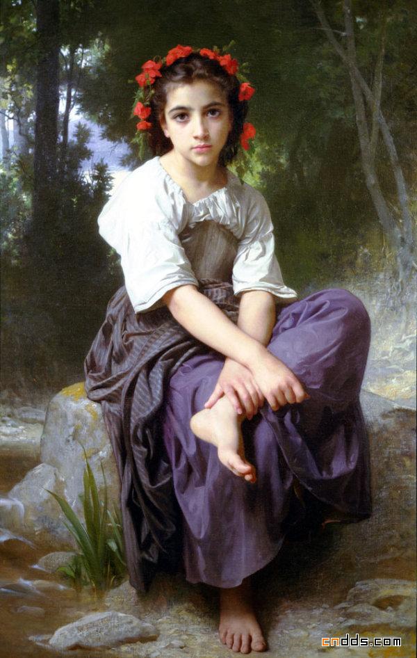 法国画家威廉·阿道夫·布格罗油画作品