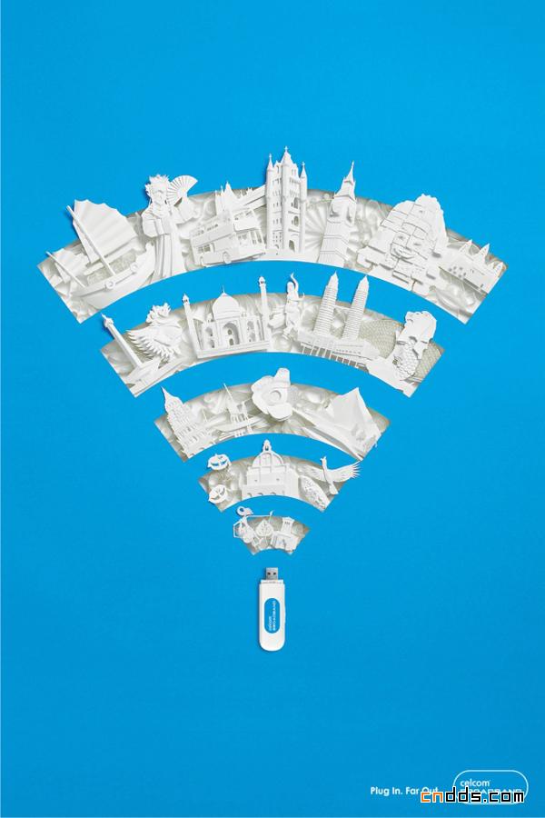 马来西亚Celcom宽带海报设计欣赏