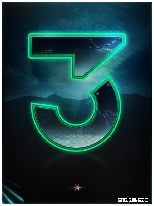 Tron Legacy countdown海报设计