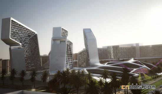 移植建筑师:垂直村,迪拜