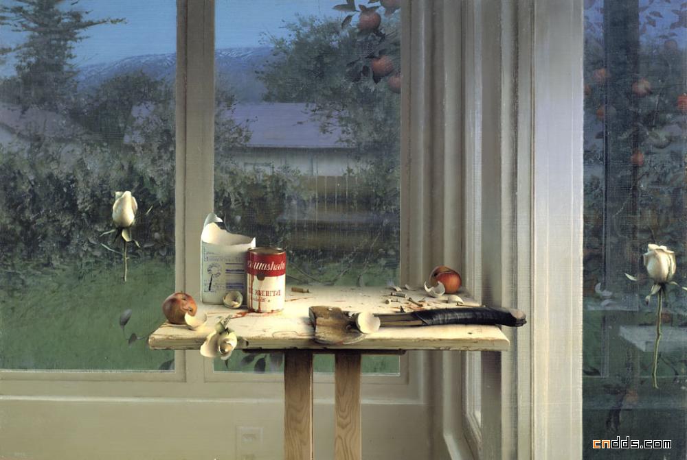 逼真的写实派油画作品