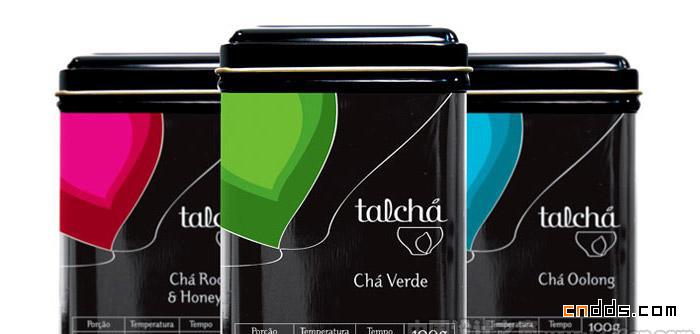 稳重大方的Talcha茶包装