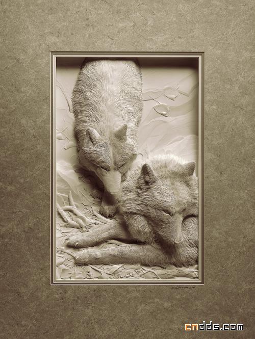 动物纸雕