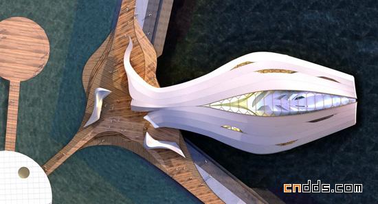 柏涛建筑师：流体-两栖类动物馆
