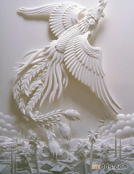 美国艺术家美妙的立体纸雕艺术