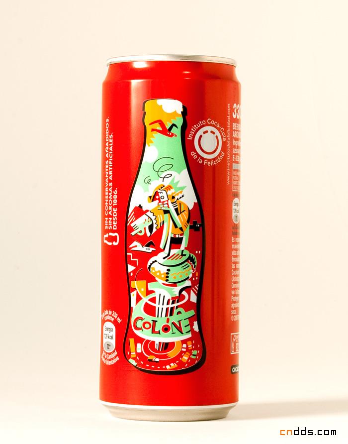 Coca-Cola 西班牙易拉罐设计