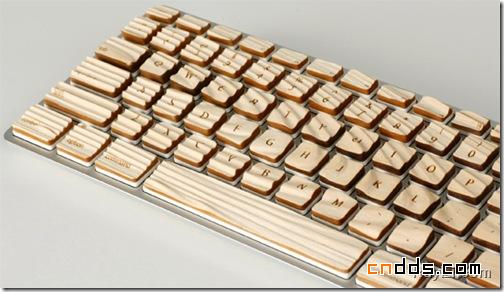 回归自然的木质键盘