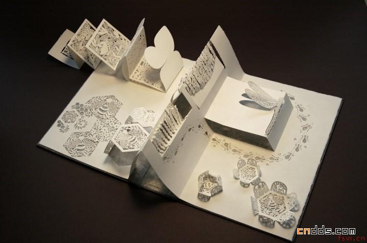 加拿大艺术家Sara Burgess的纸艺作品