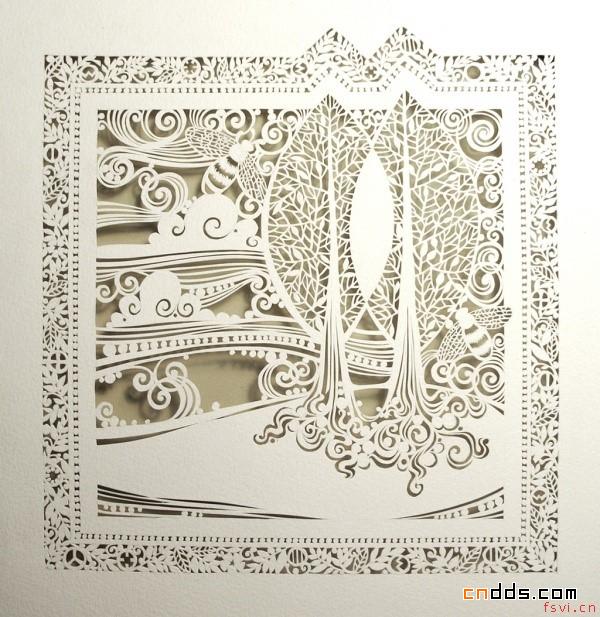 加拿大艺术家Sara Burgess的纸艺作品