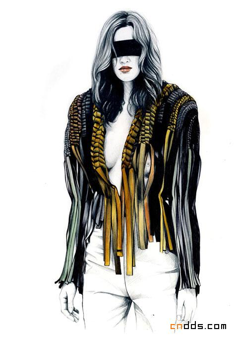 法国插画家Caroline Andrieu简单简洁的插画作品