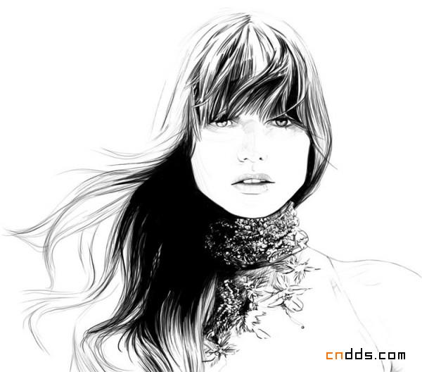 法国插画家Caroline Andrieu简单简洁的插画作品