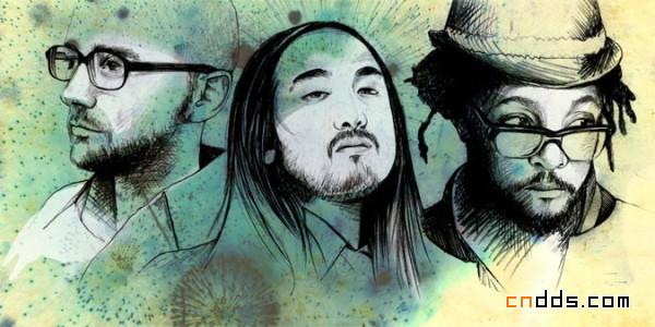 法国插画家Caroline Andrieu简单简洁的插画作品