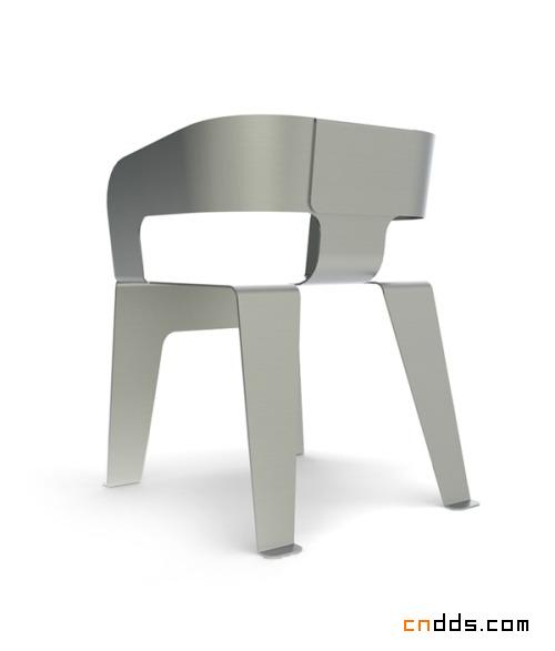 “一片概念”---不锈钢椅