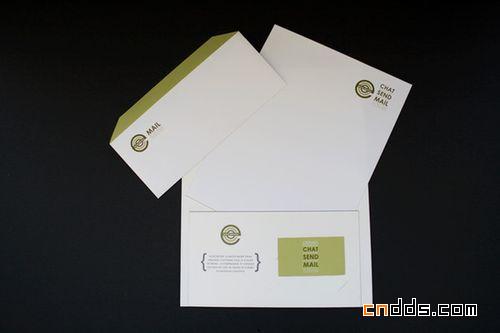国外公司信纸和信封设计