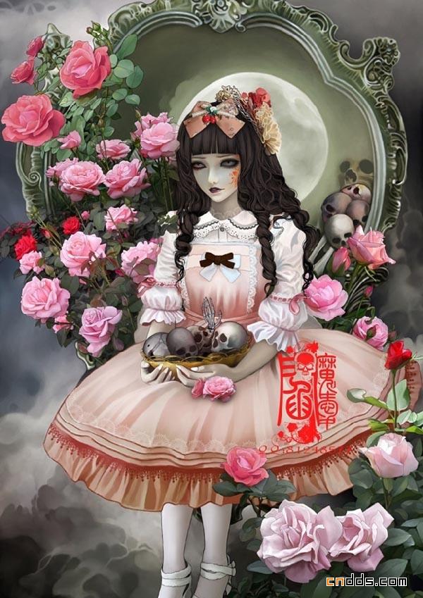 另类阎魔爱大人插画作品集