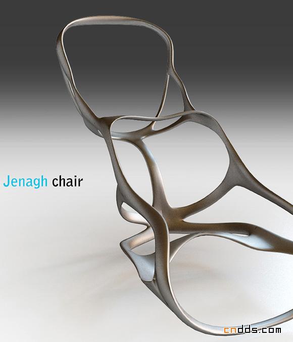抽象形态的椅子设计